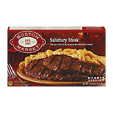 Boston Market Home Style Meals&nbsp;Salisbury Steak&nbsp;w/Mushroom Gravy & Macaroni & Cheese Full-Size Picture
